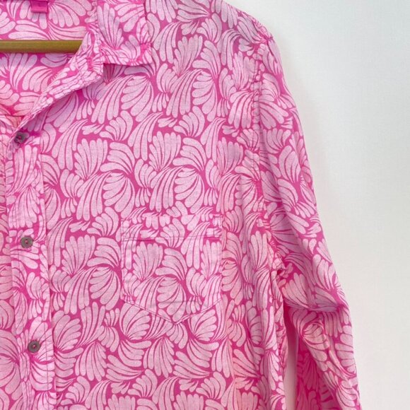 Fresh Produce Pink Cotton Button Down Top - Picture 7 of 12
